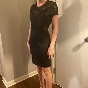 Black Formal Scuba Dress